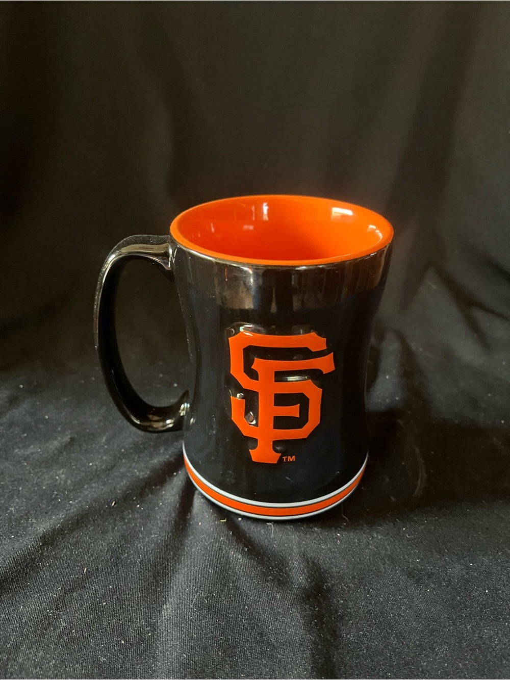 Black and Orange Ceramic Coffee Mug San Francisco Giants baseball 14oz